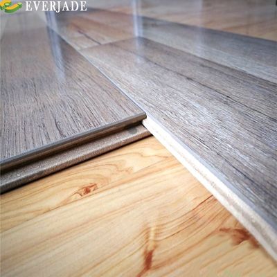 12mm Thickness Laminated Flooring for T G Installation Type and 1218x198mm Plank Size