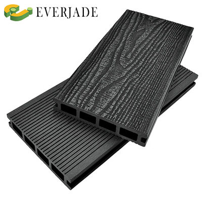 Crack-Resistant Outdoor WPC Decking with Wood Grain Design and Co Extrusion Technology