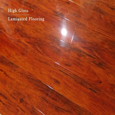 Click Laminate Flooring 15mm High Glossy Laminated Wooden Floor with Attached Pad
