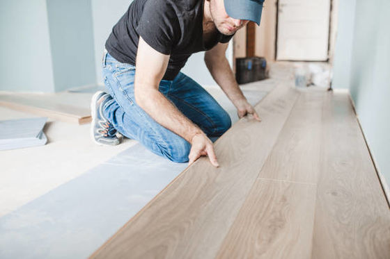 Unilin Click System Installation SPC Flooring for Soundproof and Waterproof Solutions