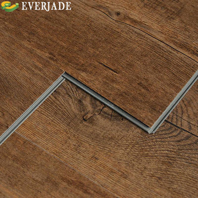 4mm SPC Vinyl Flooring Plank with Fireproof Wood Texture and Graphic Design Capability