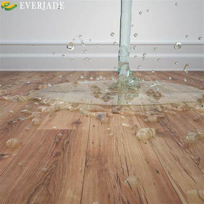 4mm SPC Vinyl Flooring Plank with Fireproof Wood Texture and Graphic Design Capability
