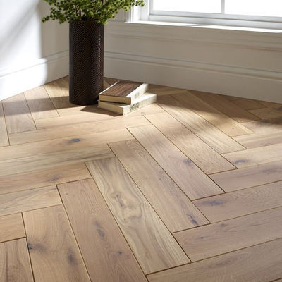3D Distressed Wooden Plank Laminate Flooring in Customized Color with Matt Finish
