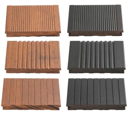 Outdoor Non-Slip Piso Bambu Strand Woven Carbonized Bamboo Decks for Bamboo Flooring