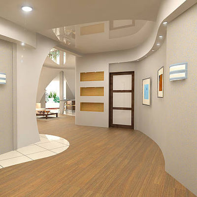 Modern Design Style Customed Colors Bamboo Strand Woven Floor Tiles for Commercial