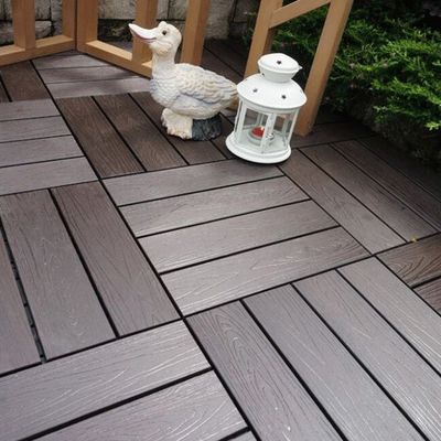 Create a Beautiful Outdoor Area with WPC Tile and Durable 300x300x22/25mm Deck Tiles