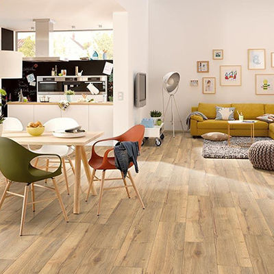 Commercial Grade 4mm SPC Click Flooring with Modern Design Style and Durable Material