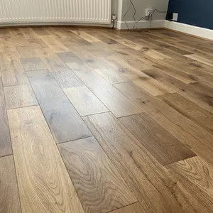 Engineered Flooring Solid Wood Oak Maple Wood Tiles with Online Technical Support