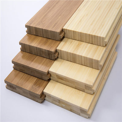 Indoor Solid Bamboo Flooring with Natural Carbonized Finish and 100% Pure Bamboo Wood