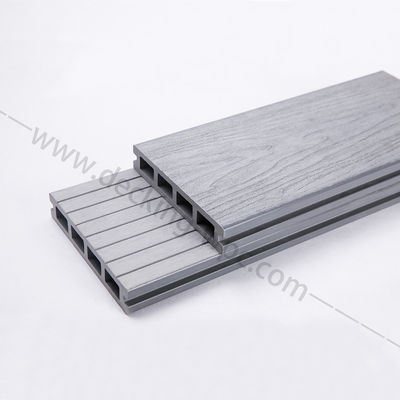 Upgrade Your Pool Area Surrounding with Light Color Wood Plastic Composite Flooring