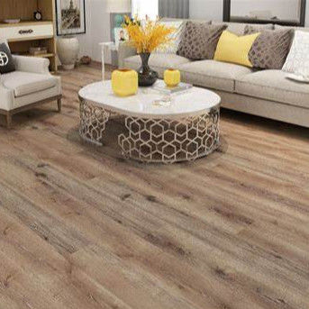 SPC Rigid Core Click Floors Lower Better Real Wood Veneer for Office Buildings 6''x36