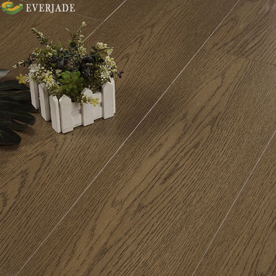 Distressed Wide Plank Walnut Oak Engineered Flooring Three Layer Bedroom Wood Flooring