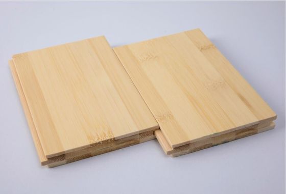 T G Bamboo Solid Wood Flooring in 12mm Thickness with Natural Color and T G Design