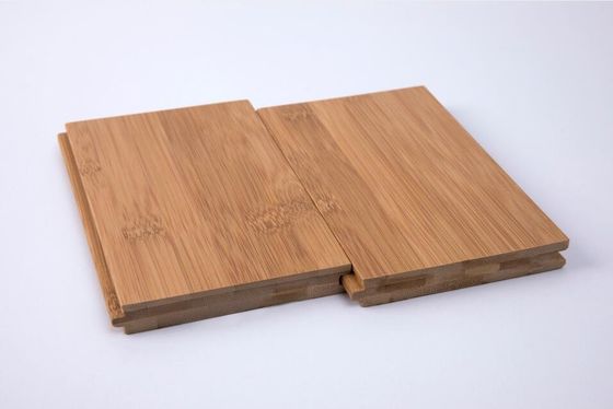 T G Bamboo Solid Wood Flooring in 12mm Thickness with Natural Color and T G Design