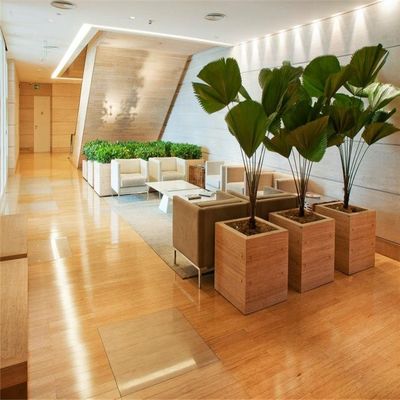 High Density Solid Bamboo Wood Flooring From in Modern Design with Coffee Color