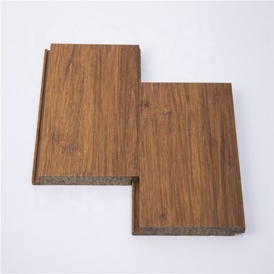 High Density Solid Bamboo Wood Flooring From in Modern Design with Coffee Color