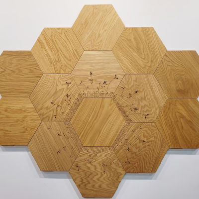 Multicolor Engineered Wood Flooring for Best Curved Herringbone Pattern Fishbone Floor