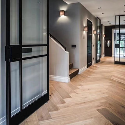 Multicolor Engineered Wood Flooring for Best Curved Herringbone Pattern Fishbone Floor