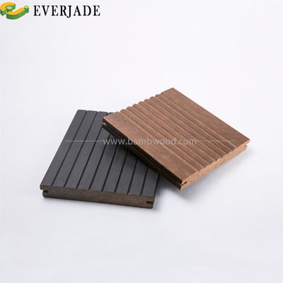 White Burnt Vertical Grain Carbonized Bamboo Flooring Panels for Kitchen Solutions