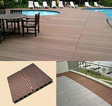 20-Year Guarantee 3D Embossed Wpc Decking for Easy Installation on Terrace Floor