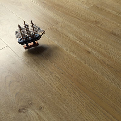 Everjade 14mm Natural Maple Smooth Wood Plastic Waterproof Plank Piso Flotante Flooring
