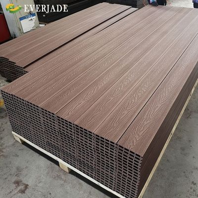 Temperature-Resistant 3D Deep Embossed Composite Wpc Decking with T G Installation Type