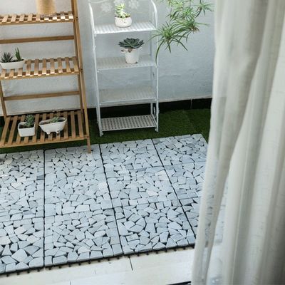 Square Portable Dance Floor 91*91cm Platform Size for Stone Tile Wall and Paving Stone