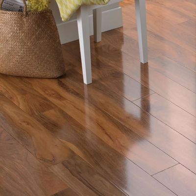 8mm 10mm 12mm Standard Edge Rustic Tile Wooden Flooring with Wood Grain Embossed Surface
