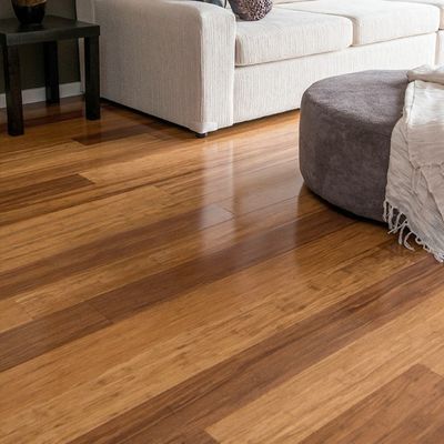 Natural Wooden Click Lock Bamboo Flooring For Outdoor Spaces