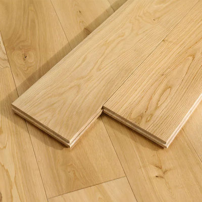 HDF Hardwood Flooring Golden Pine Espresso Satin Oak Engineered Flooring for Standards