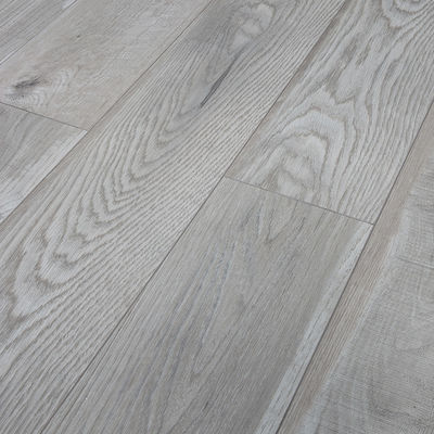 8mm Wood Grain Effect Waterproof Laminate Plank Flooring with U-groove Bevel Pattern