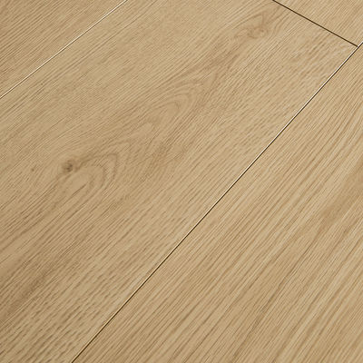 8mm Wood Grain Effect Waterproof Laminate Plank Flooring with U-groove Bevel Pattern
