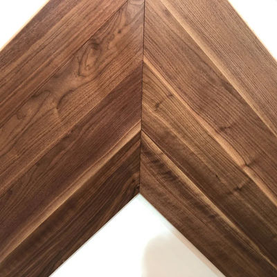 Distressed Fishbone Style Three Layers Engineered Wood Parquetry Flooring for Living Room