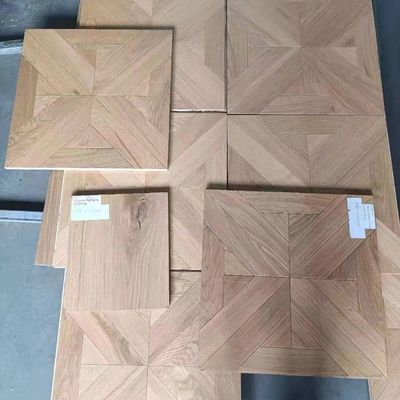 Living Room Engineered Wood Flooring Plank With Art Parquet Design