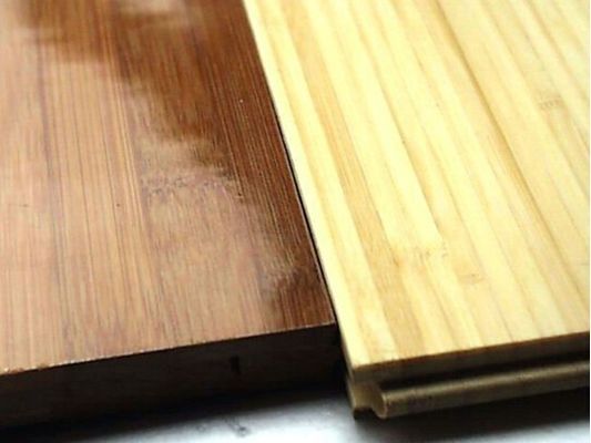 T G Strand Woven Bamboo Flooring Parquet In Natural Color With ISO14001 Certificate