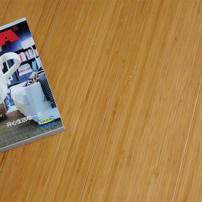 T G Strand Woven Bamboo Flooring Parquet In Natural Color With ISO14001 Certificate
