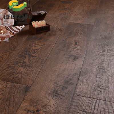 Modern Design Style Wire Brushed Oak Engineered Wooden Flooring with Free Sample