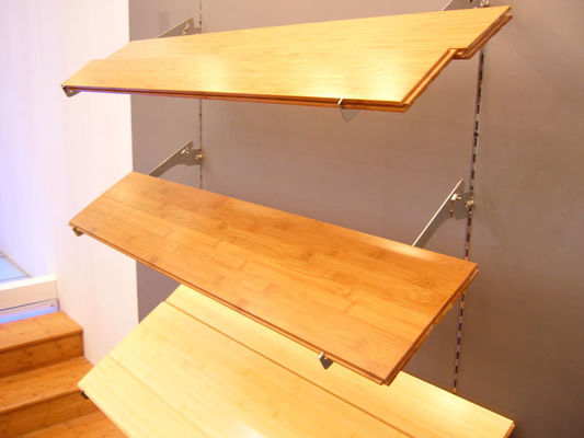 Indoor Above Grade/Wood Subfloor 12mm 14mm Natural Color Click System Bamboo Flooring