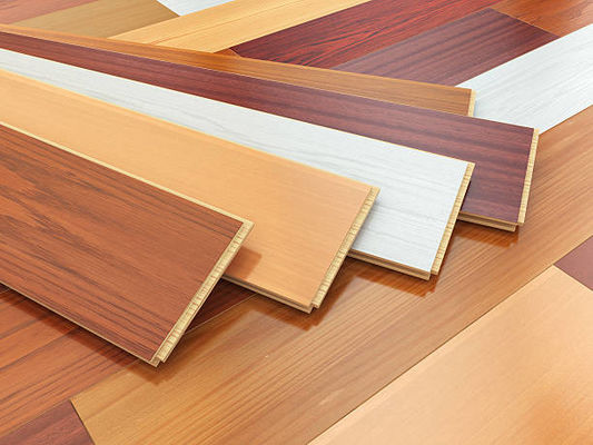 MDF HDF Engineered Laminate Flooring With Timber Flooring Adhesive