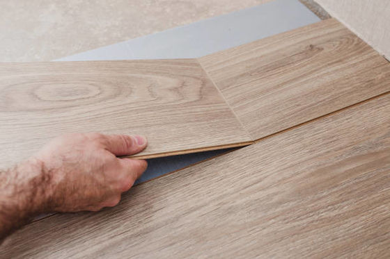 8mm 12mm Waterproof HDF MDF Matte Laminate Flooring TAP GO Right Angle U-groove V-groove