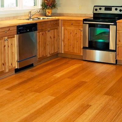 Modern Design Style Bamboo Flooring Easy Lock Engineered 12mm 14mm Solid Bambus Wood Floor
