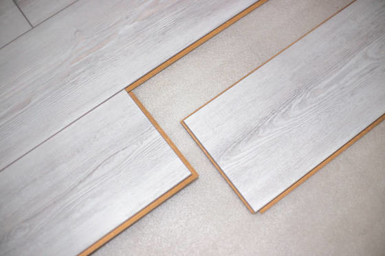 Modern Design 1218*240mm White Washed Laminate Flooring for Wood Floor Modern Style