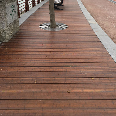 Eco-Friendly Anti-Corrosion Bamboo Plastic Composite Decking with Flat Surface Design