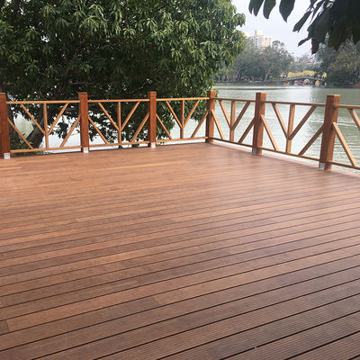Eco-Friendly Anti-Corrosion Bamboo Plastic Composite Decking with Flat Surface Design
