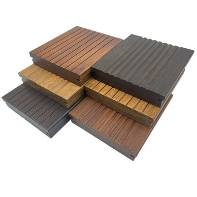 Eco-Friendly Anti-Corrosion Bamboo Plastic Composite Decking with Flat Surface Design