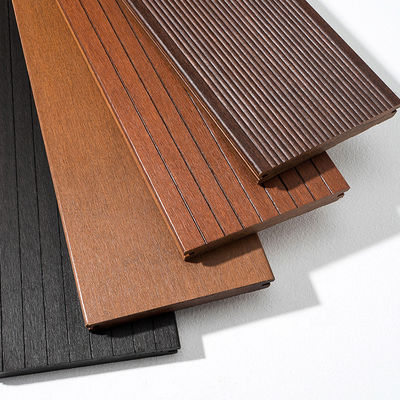 Customed Colors Vertical Pressed Carbonized Strand Woven Bamboo Decking for Outdoor