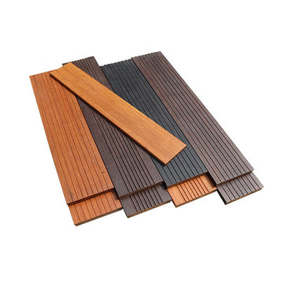 Customed Colors Vertical Pressed Carbonized Strand Woven Bamboo Decking for Outdoor