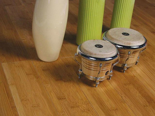 12mm Natural Strand Woven Click Lock Bamboo Flooring for Kid and Pet-Friendly Homes
