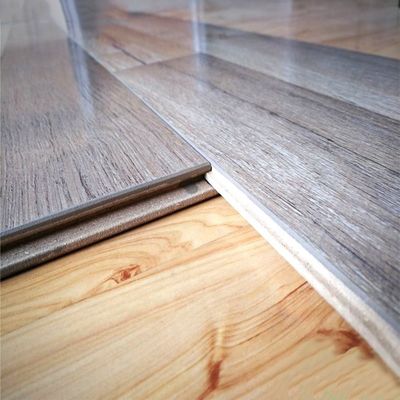 Embossed Brushed Laminate Flooring TAP GO Decor Wood Floor Click System Square Edges