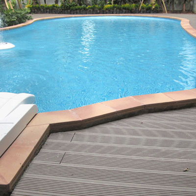 Light Color Wood Plastic Composite Decking for Long-Lasting Swimming Pool Floor Cover